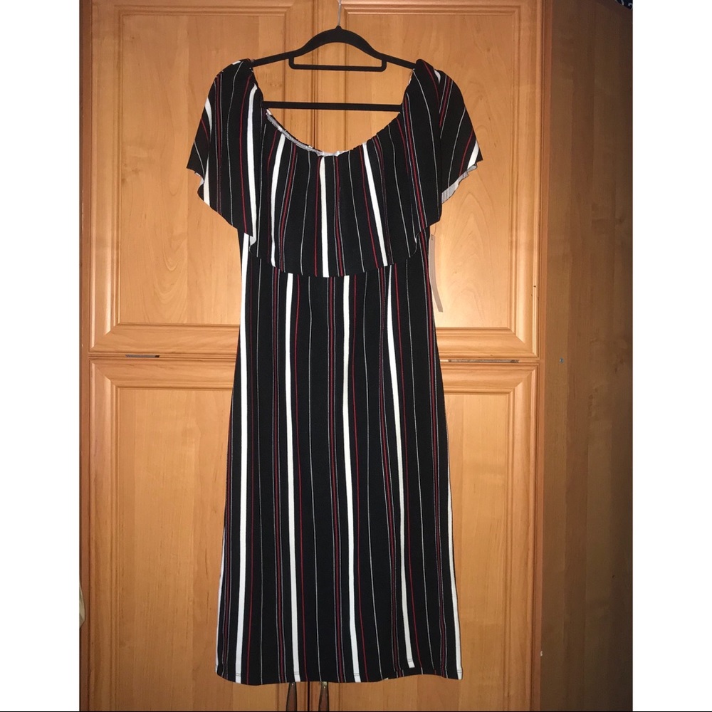 Striped maxi dress
